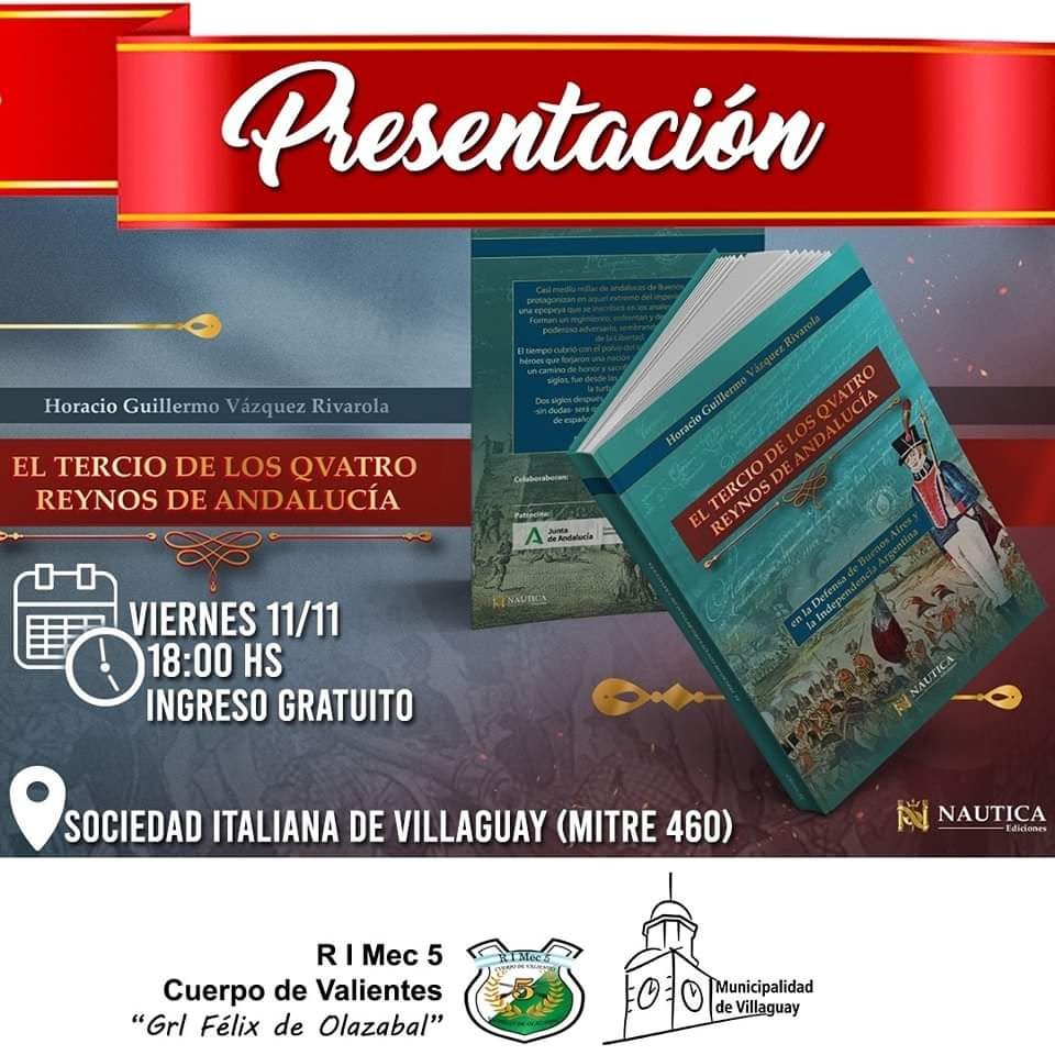 Presentan un libro sobre los orígenes del Regimiento 5