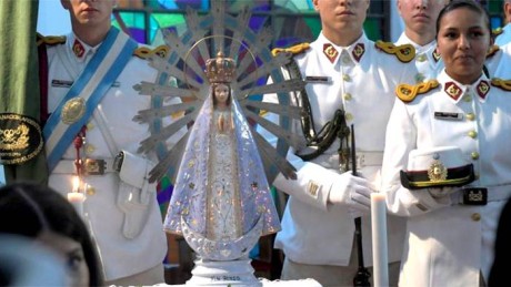 EL SÁBADO VISITA VILLAGUAY LA VIRGEN DE LUJÁN QUE ACOMPAÑÓ A LOS SOLDADOS EN LAS ISLAS MALVINAS