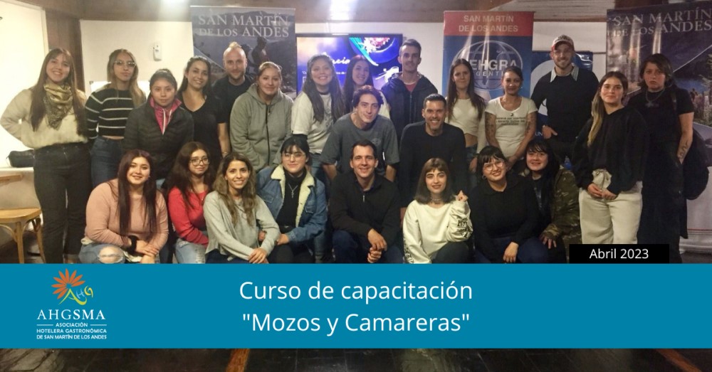 La AHGSMA desarrolló una nueva capacitación para Mozos y Camareras en San Martín de los Andes