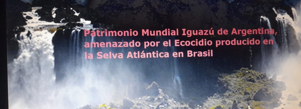 EL PATRIMONIO MUNDIAL IGUAZU DE ARGENTINA AMENAZADO POR EL ECOCIDIO