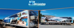 LA SECRETARIA DE TURISMO DE EL CALAFATE COMIENZA CON SU CAMIÓN PROMOCIONAL UNA GIRA POR SEIS PROVINCIAS.