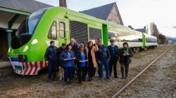 Carreras acompañó la inauguración de la excursión Bariloche-Perito Moreno del Tren Patagónico