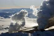 Disminuye la actividad del volcán Hudson