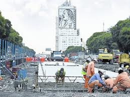 Comerciantes y vecinos se movilizaron contra el Metrobús de la Avenida 9 de Julio