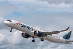 JetSMART Airlines incorpora a su flota su primer A321neo, el avión más sostenible de Sudamérica