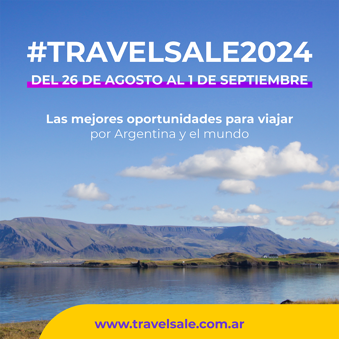 LLEGA UNA NUEVA EDICIÓN DE TRAVEL SALE CON DESCUENTOS Y PROMOCIONES IMPERDIBLES!