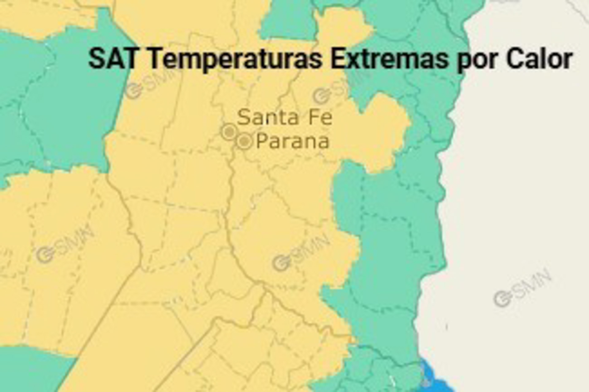 Alerta amarilla por ola de calor en Entre Ríos